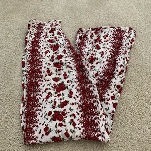 Brandy Melville Flowy Floral Pants